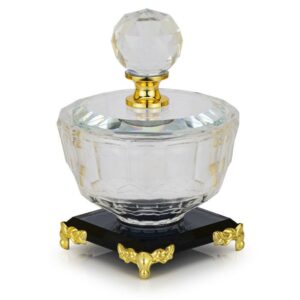 Porte-encens en cristal F011BG – Image 1